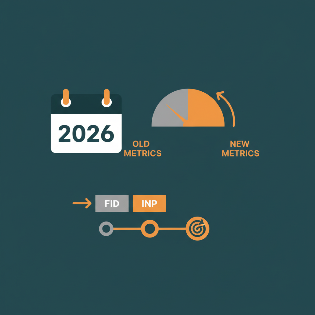 Core Web Vitals 2026 - metryki LCP, CLS, INP